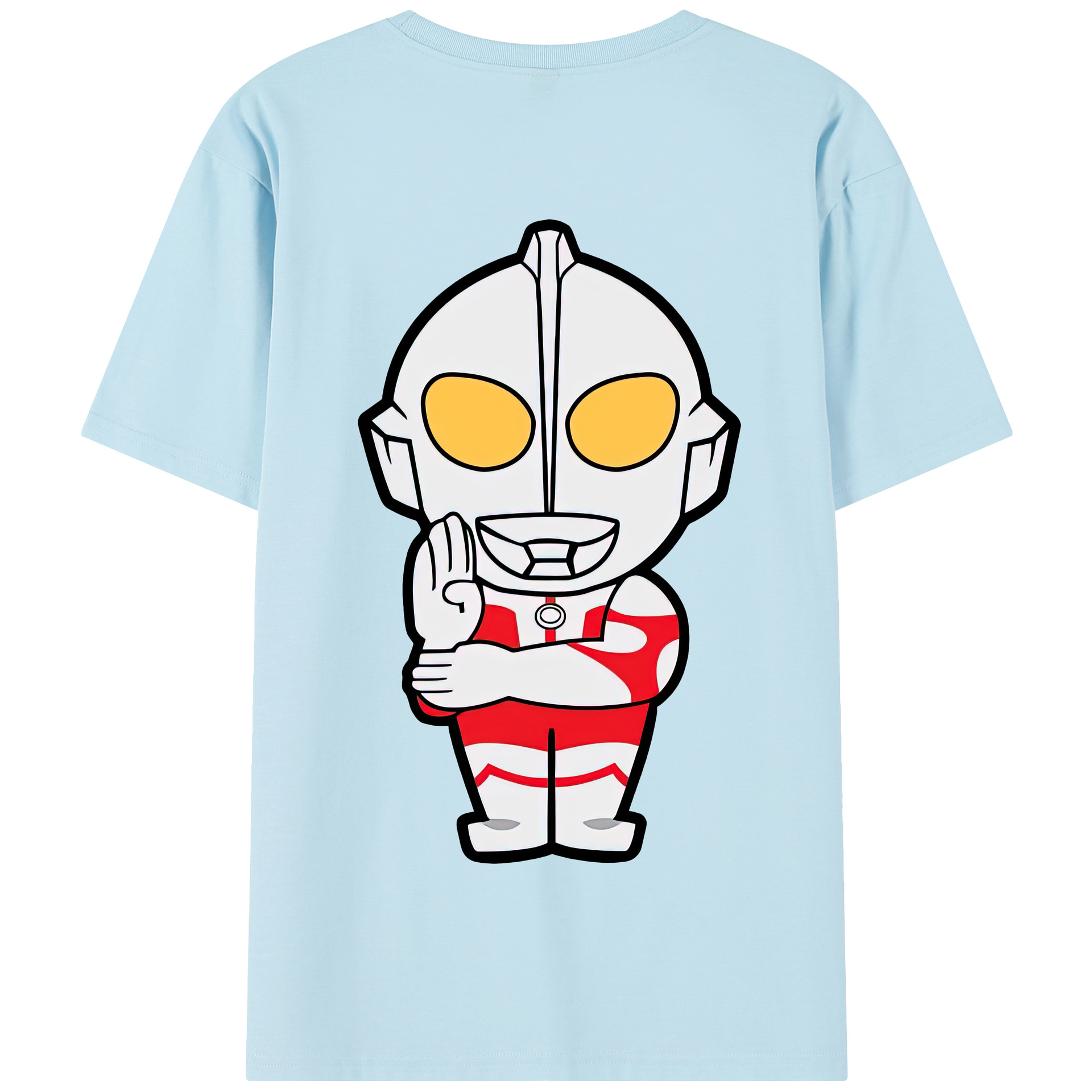 （画像用） ウルトラマン Ultraman 綿100％半袖Tシャツ（背面プリント）
